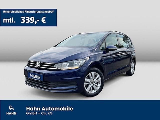 Atlantik blue metallic Gebraucht 2021 VW Touran Comfortline Van / Kleinbus | 20.930 € (Fairer Preis) - Bild 1/3