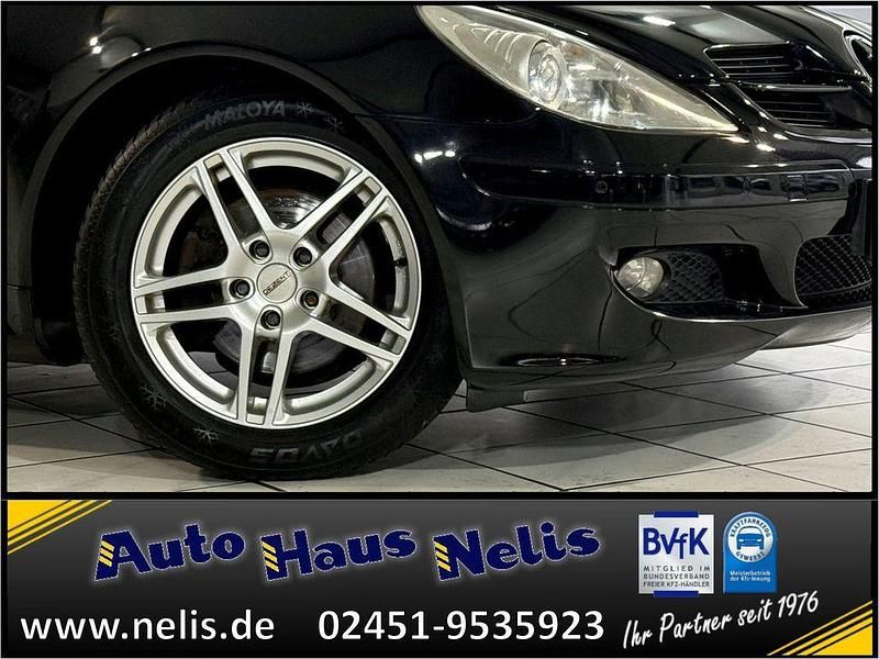 Gebraucht Mercedes SLK200 163 PS (119 kW) 2005 Obsidianschwarzmet. (metallic) Cabrio