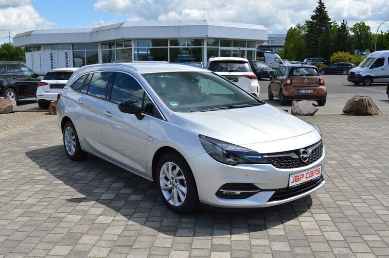 Argonsilber Gebraucht 2021 Opel Astra Elegance Kombi | 11.990 € (Fairer Preis) - Bild 1/4