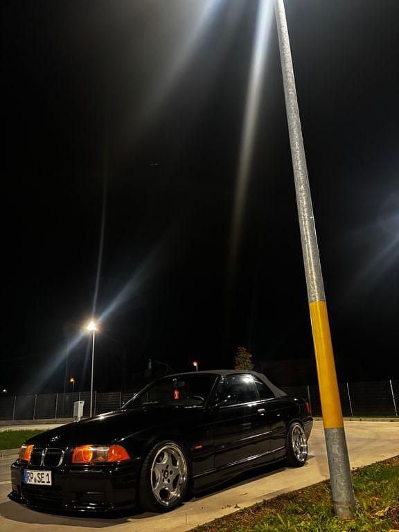 Schwarz Gebraucht 1998 BMW 320 Cabriolet M Sport Cabrio | 7.200 € (Superpreis) - Bild 1/4