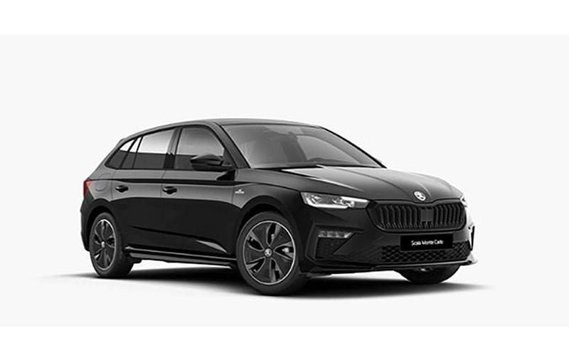 Black magic metallic Neu 2025 Skoda Scala Monte Carlo Kleinwagen | 28.690 € (Fairer Preis) - Bild 1/4