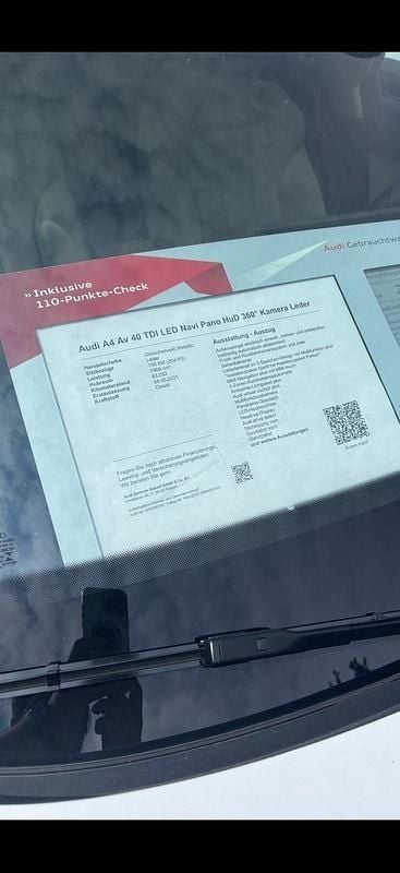 Weiß Gebraucht 2021 Audi A4 Ambiente Kombi | 22.000 € (Guter Preis) - Bild 1/4