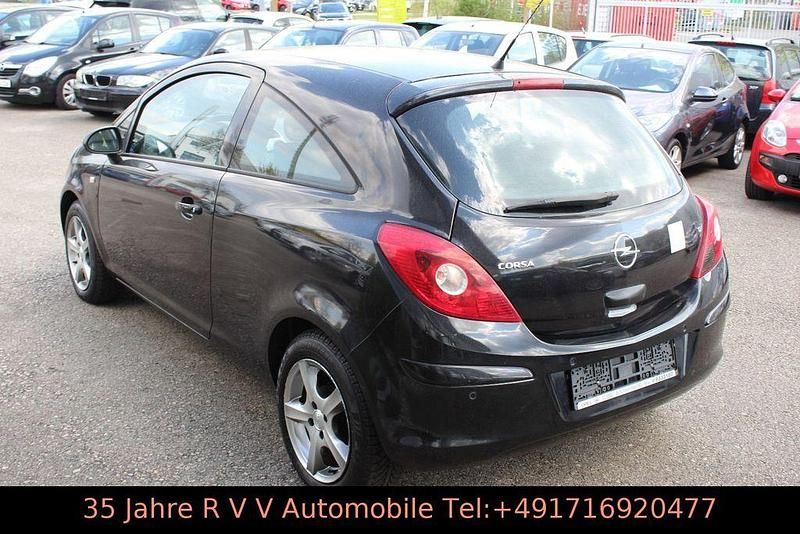 Gebraucht Opel Corsa Edition 80 PS (58 kW) 2008 Schwarz Kleinwagen
