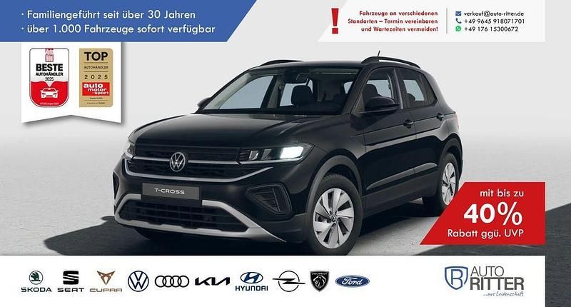 Schwarz Neu 2025 VW T-Cross SUV | 25.490 € (Guter Preis) - Bild 1/4