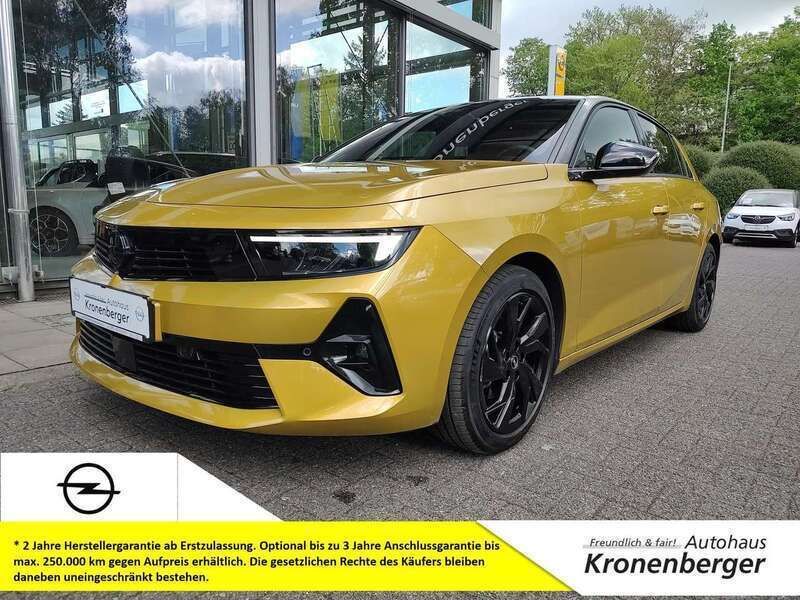 Lackierung amber yellow/typ aussenverkleidung metalliclackierung Gebraucht 2023 Opel Astra GS Line Limousine | 26.990 € (Teuer) - Bild 1/4