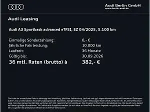Gebraucht Audi A3 e-tron 204 PS (150 kW) 2025 Schwarz (mythosschwarz metallic) Kleinwagen