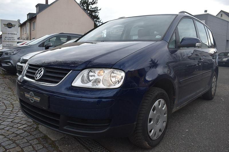 Gebraucht VW Touran Trendline 116 PS (85 kW) 2005 Blau Van / Kleinbus