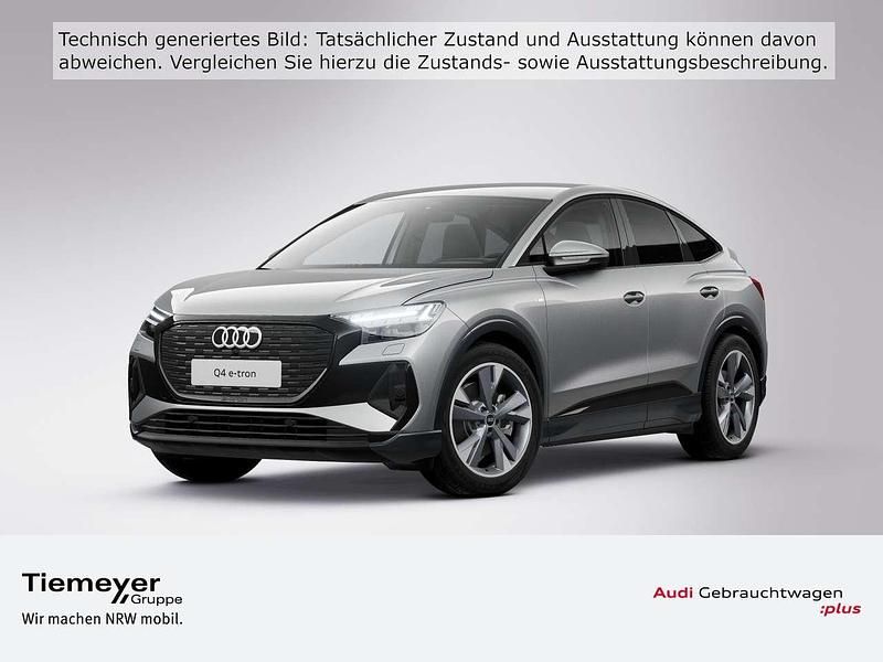 Taifungrau metallic Gebraucht 2022 Audi Q4 Sportback e-tron Advanced SUV | 35.280 € (Fairer Preis) - Bild 1/4
