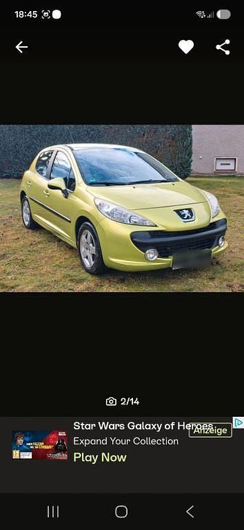 Grün Gebraucht 2009 Peugeot 207 Urban Move Limousine | 3.333 € (Fairer Preis) - Bild 1/4