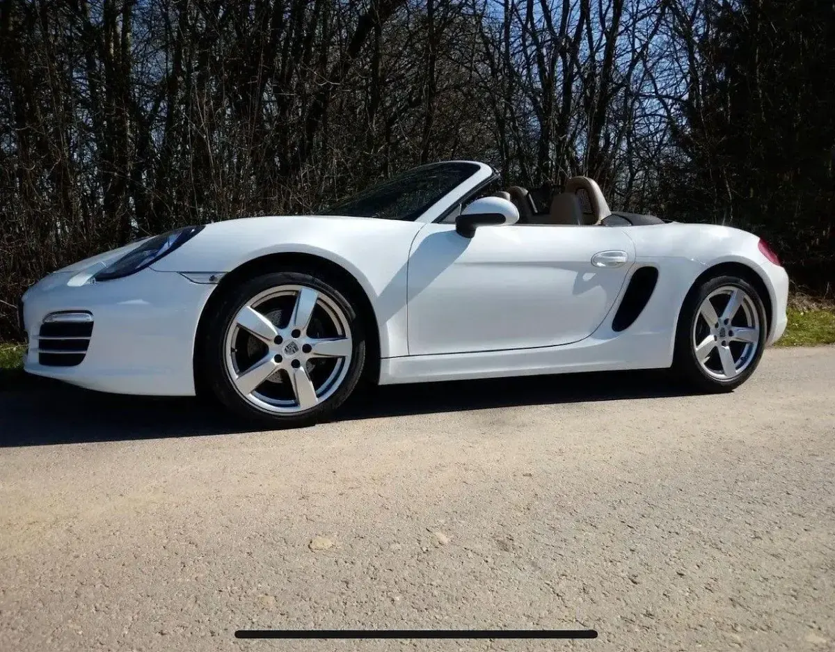 Second-hand Porsche Boxster 265 CP (194 kW) 2015 Alb Cabrio
