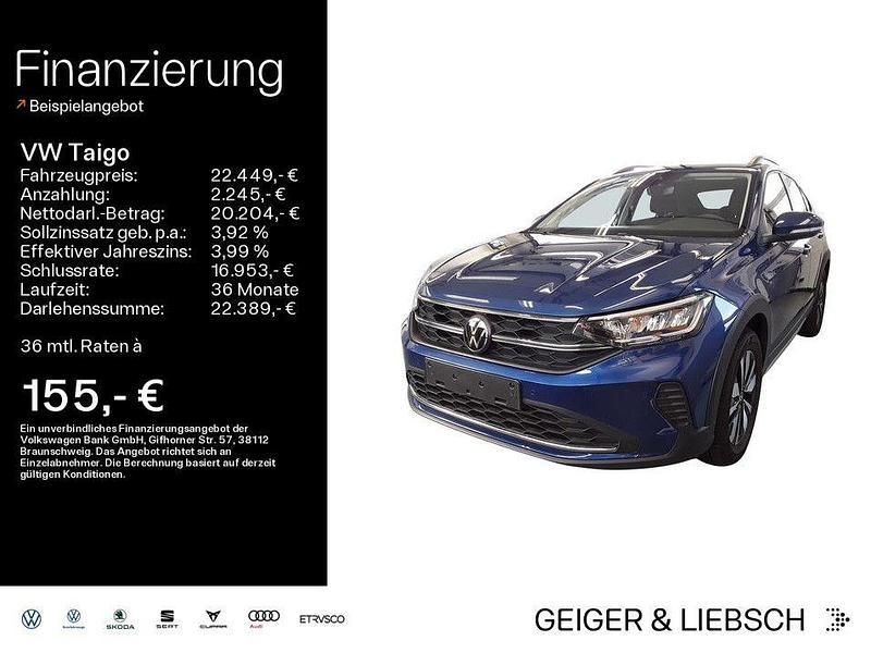Reef blue metallic Gebraucht 2024 VW Taigo Move SUV | 22.449 € (Fairer Preis) - Bild 1/4