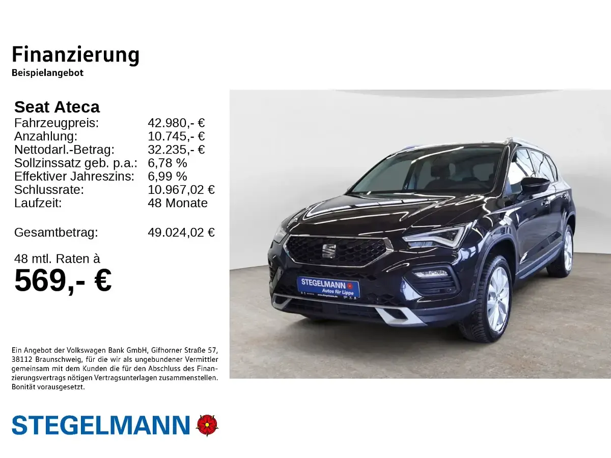 Ny Seat Ateca 150 HK (110 kW) 2026 SUV