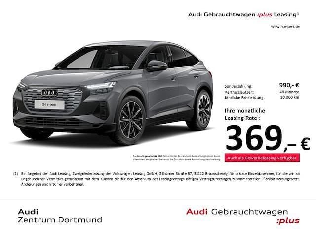 Kieselgrau Gebraucht 2025 Audi Q4 Sportback e-tron S-Line SUV | 42.675 € - Bild 1/3