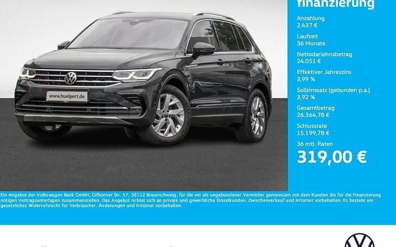 Uranograu Gebraucht 2021 VW Tiguan Elegance SUV | 26.488 € (Guter Preis) - Bild 1/4