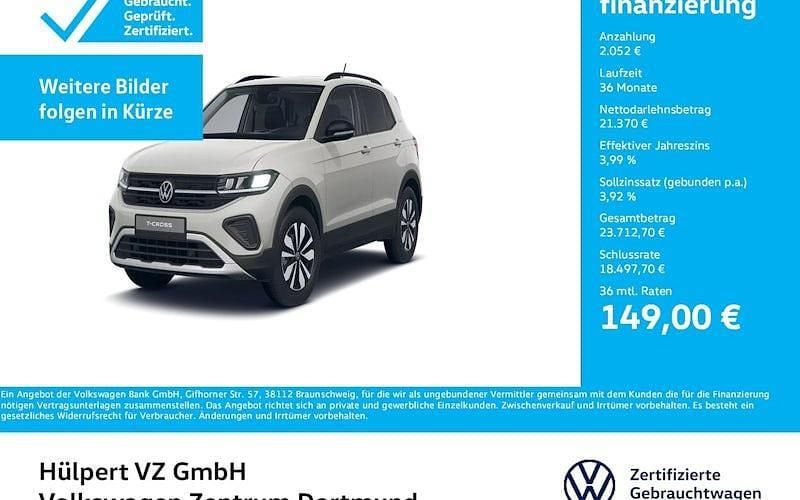 Gebraucht VW T-Cross Goal 116 PS (85 kW) 2025 Grau SUV