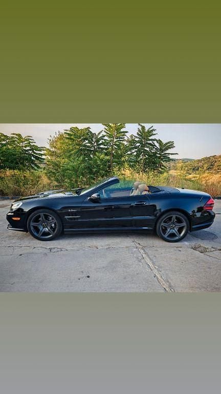Schwarz Gebraucht 2011 Mercedes SL500 Cabrio | 34.900 € (Etwas zu teuer) - Bild 1/4