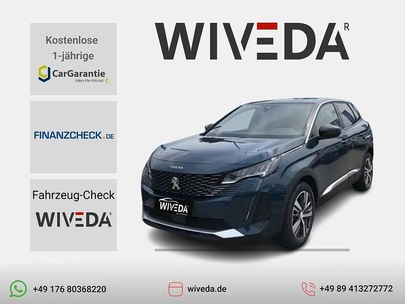 Blau Gebraucht 2022 Peugeot 3008 Allure SUV | 22.499 € (Guter Preis) - Bild 1/4