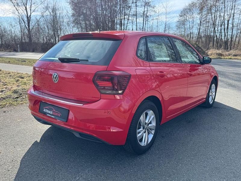 Gebraucht VW Polo Comfortline 95 PS (69 kW) 2018 Rot Kleinwagen