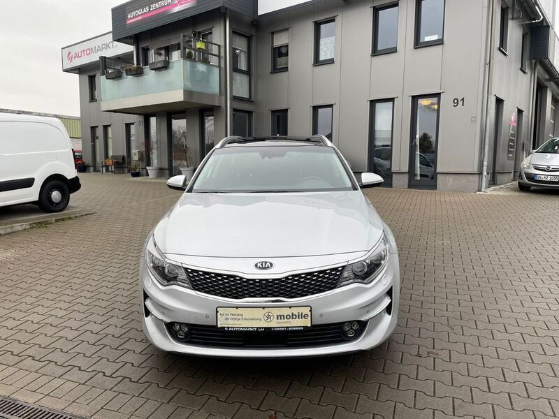 Silber Gebraucht 2017 Kia Optima Kombi | 19.990 € (Teuer) - Bild 1/4
