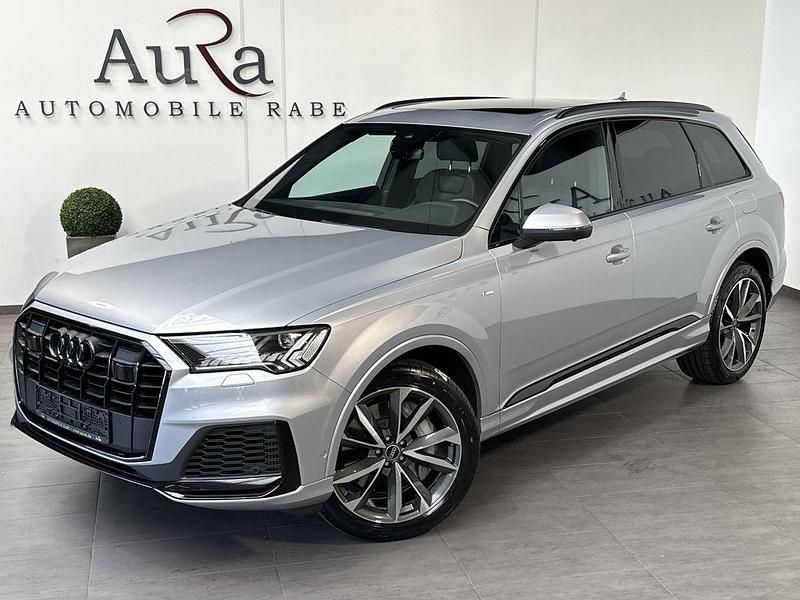 Silber Gebraucht 2021 Audi Q7 S-Line SUV | 49.749 € (Fairer Preis) - Bild 1/4