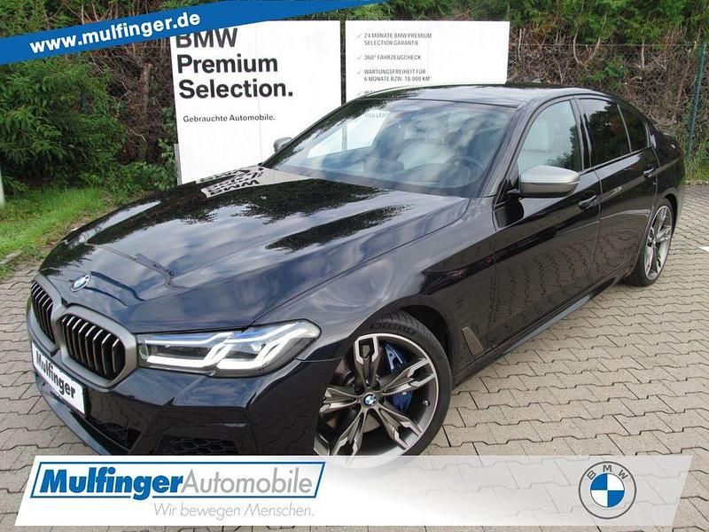 Schwarz Gebraucht 2021 BMW M550 Performance Limousine | 51.970 € (Fairer Preis) - Bild 1/4