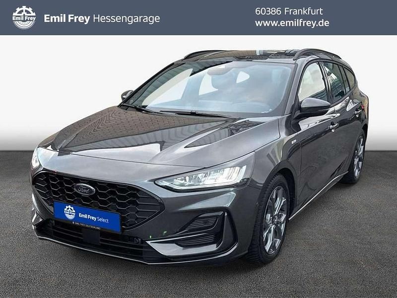 Chrome blue metallic Gebraucht 2024 Ford Focus ST-Line Kombi | 21.750 € (Superpreis) - Bild 1/4
