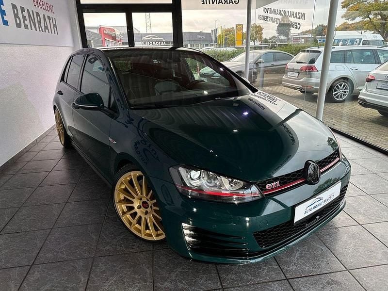 Racing green Gebraucht 2013 VW Golf VII GTI Limousine | 13.999 € (Fairer Preis) - Bild 1/4