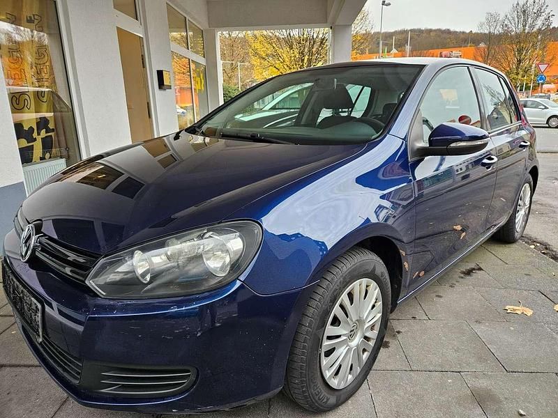 Shadow blue metallic Gebraucht 2009 VW Golf VI Trendline Kleinwagen | 4.900 € (Fairer Preis) - Bild 1/4