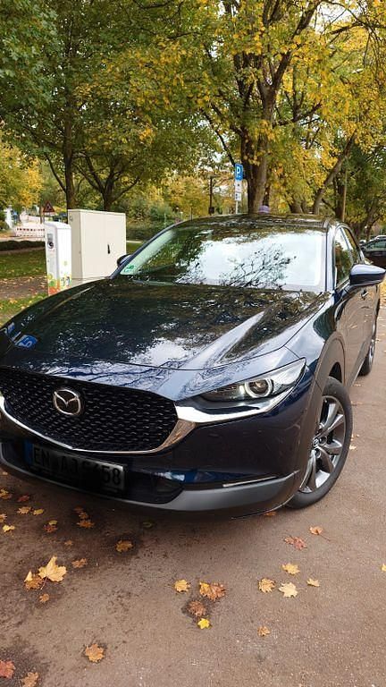 Blau Gebraucht 2021 Mazda CX-30 Selection SUV | 20.700 € (Guter Preis) - Bild 1/4
