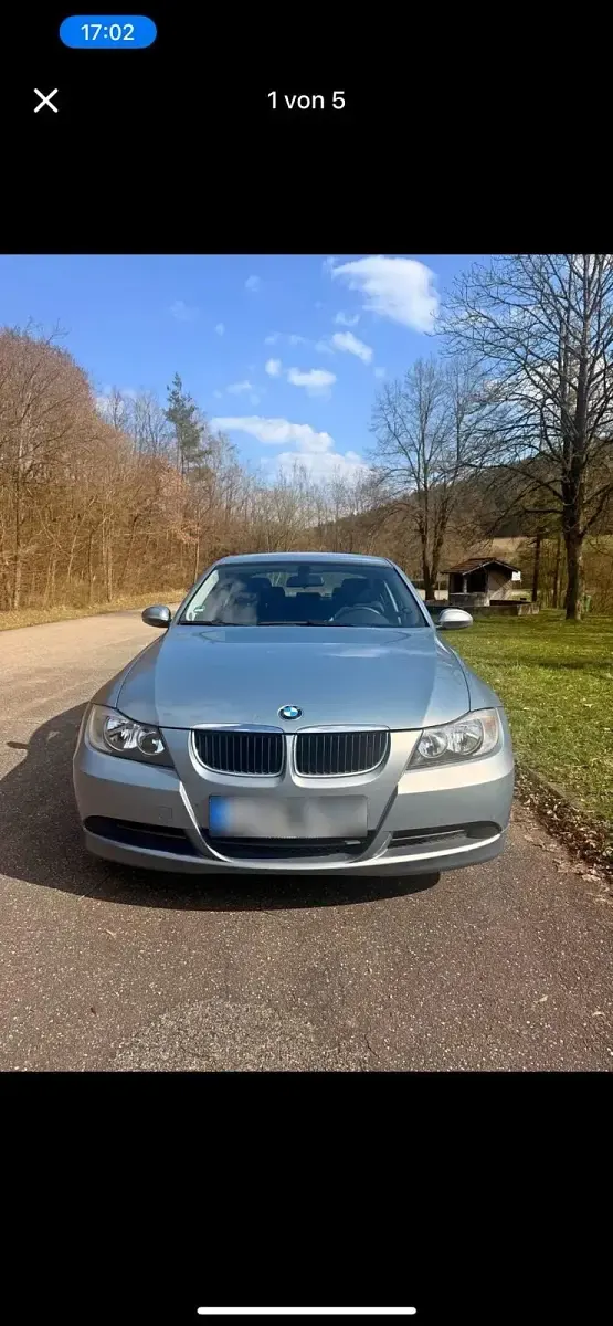 Usata BMW 320 150 CV (110 kW) 2006 Argento Berlina