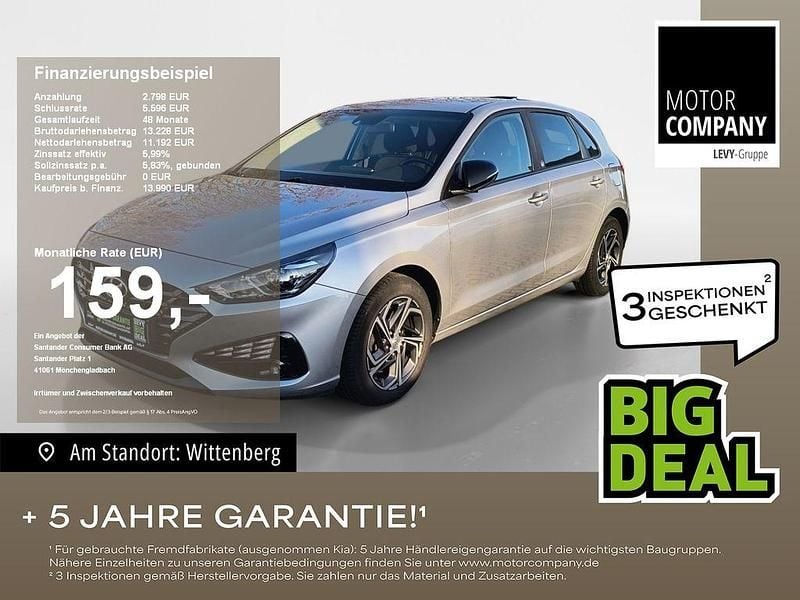 Shimmering silver / met Gebraucht 2022 Hyundai i30 Edition 30 Kleinwagen | 13.990 € (Guter Preis) - Bild 1/4