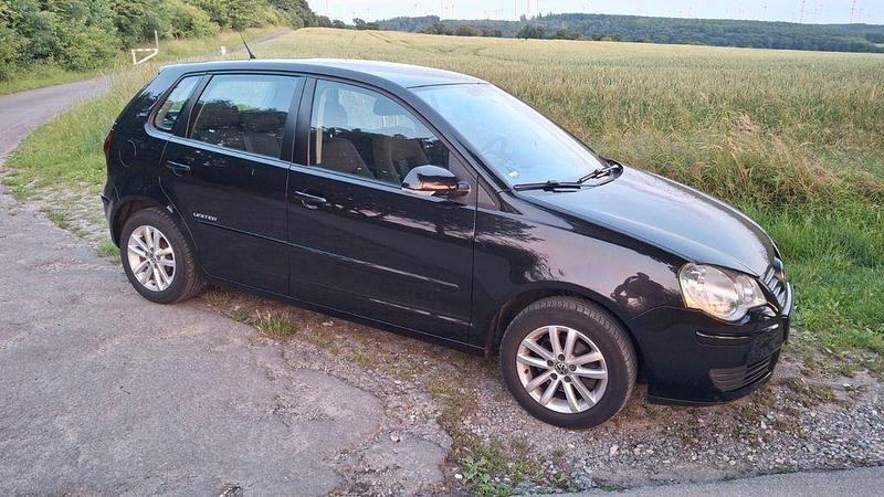 Gebraucht VW Polo Trendline 69 PS (50 kW) 2009 Schwarz Kleinwagen