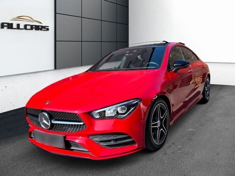 Rot Gebraucht 2019 Mercedes CLA200 AMG line Limousine | 29.990 € (Guter Preis) - Bild 1/4