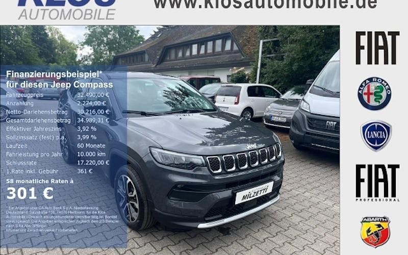 Grau Gebraucht 2024 Jeep Compass Altitude SUV | 30.990 € (Fairer Preis) - Bild 1/4