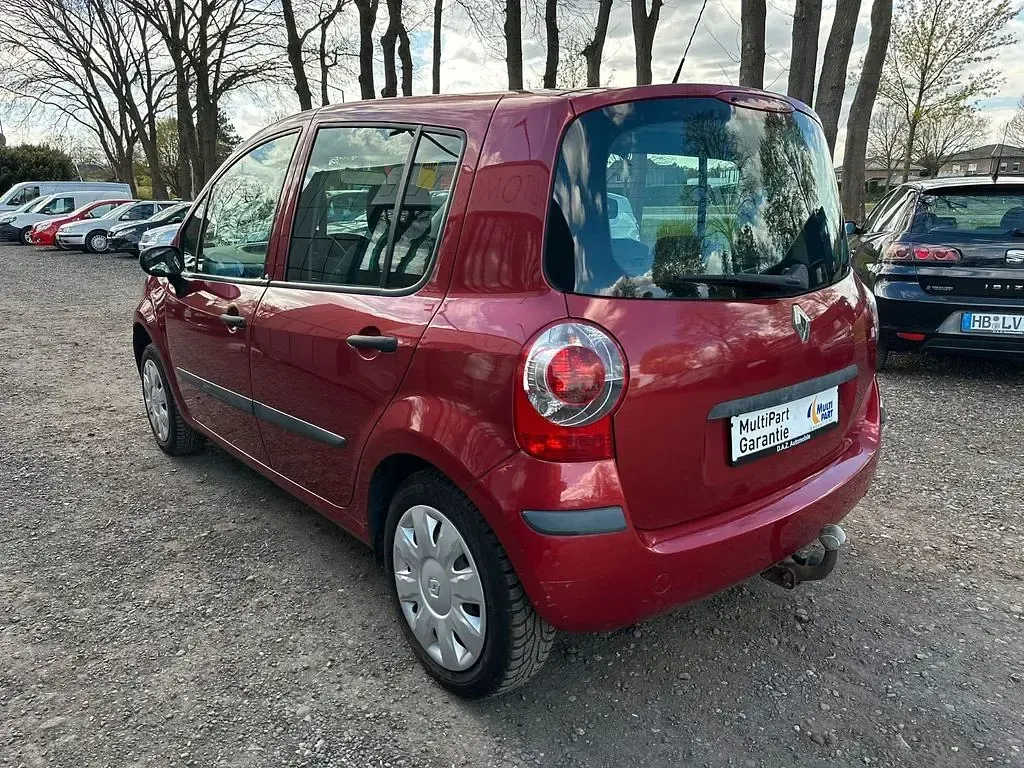 Brugt Renault Modus Authentique 75 HK (55 kW) 2007 Rød MPV
