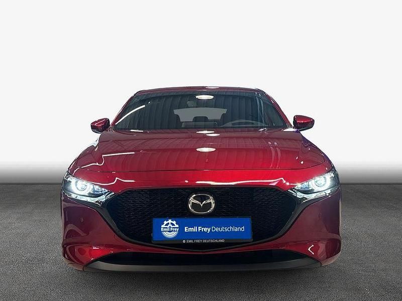 Neu Mazda 3 Exclusive-Line 140 PS (102 kW) 2025 Soul red crystal metallic Limousine