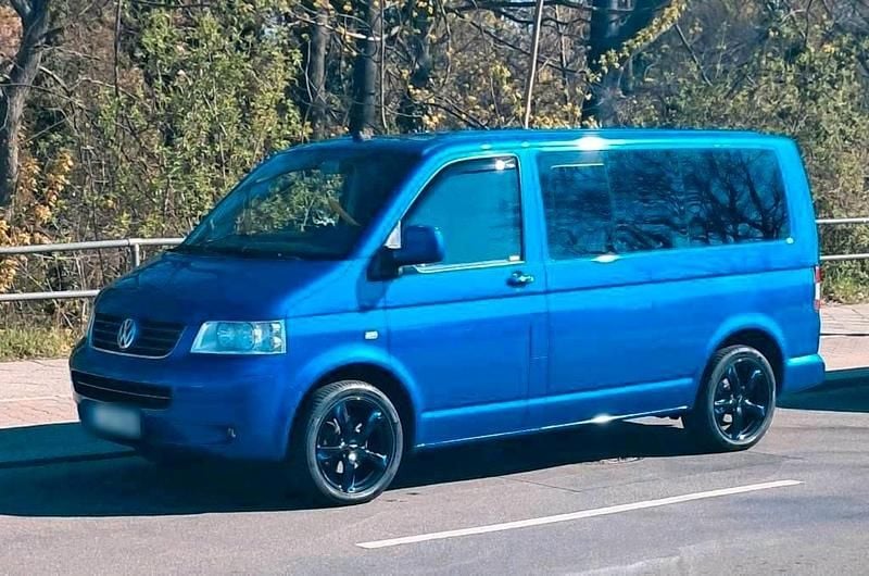 Usata VW T5 131 CV (96 kW) 2004 Blu Furgone