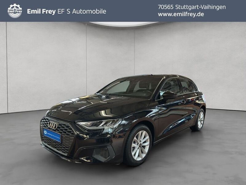 Mythos black metallic Gebraucht 2023 Audi A3 Sportback Limousine | 24.890 € (Fairer Preis) - Bild 1/4