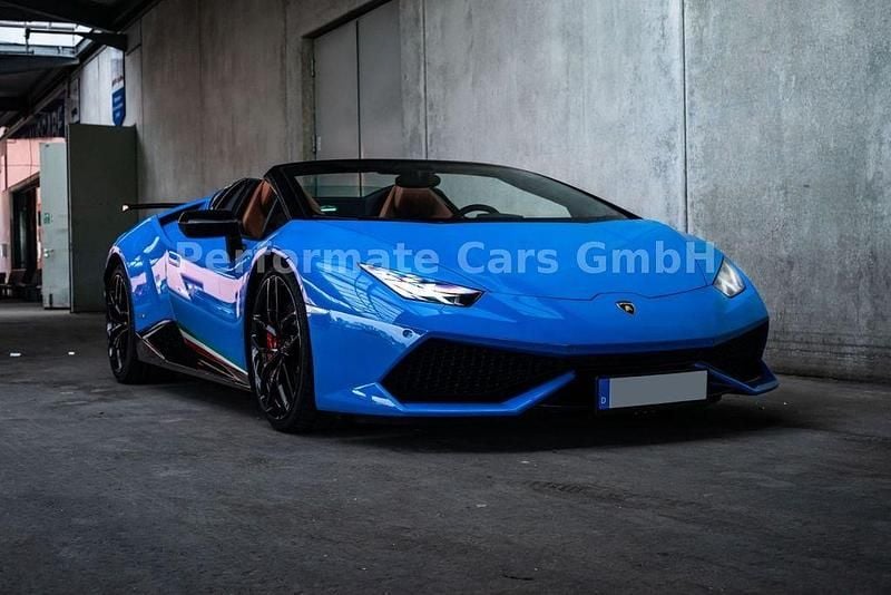 Blau Gebraucht 2019 Lamborghini Huracán Cabrio | 229.990 € - Bild 1/4