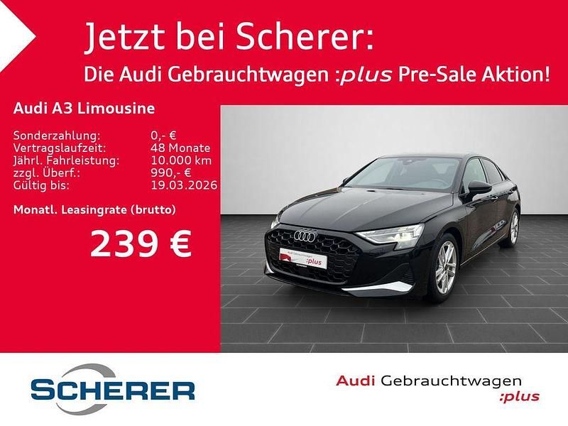 Gebraucht Audi A3 Ambiente 116 PS (85 kW) 2025 Mythosschwarz metallic (metallic) Limousine