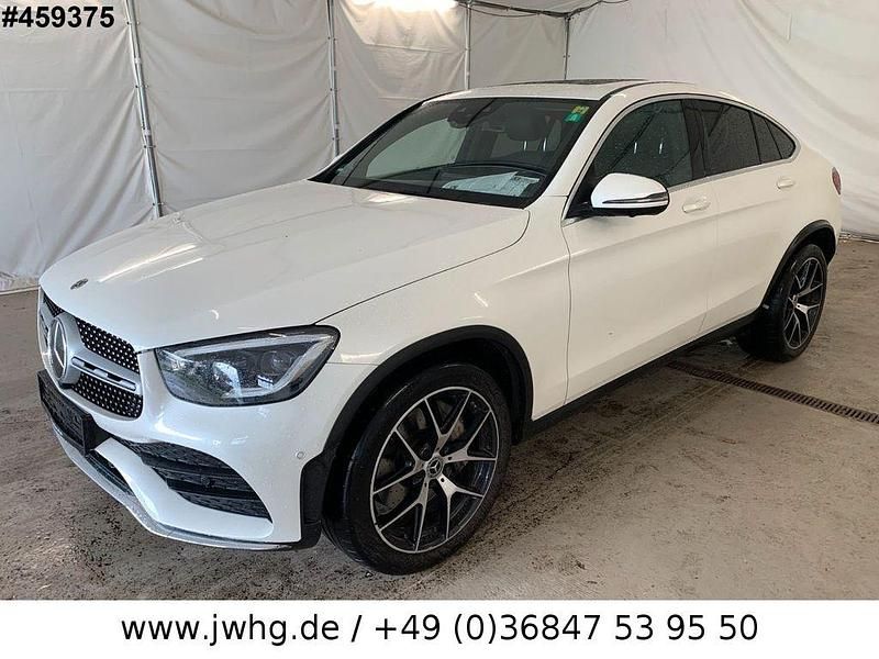 Weiß Gebraucht 2020 Mercedes GLC400d AMG line Coupé | 38.450 € (Fairer Preis) - Bild 1/4