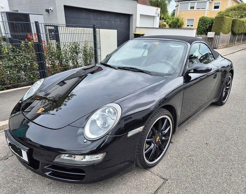 Schwarz Gebraucht 2008 Porsche 911 Carrera Cabriolet Cabrio | 48.500 € (Guter Preis) - Bild 1/4