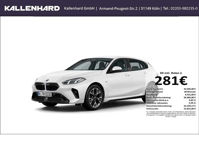 Weiss Gebraucht 2025 BMW 120 M Sport Kleinwagen | 32.606 € (Superpreis) - Bild 1/3