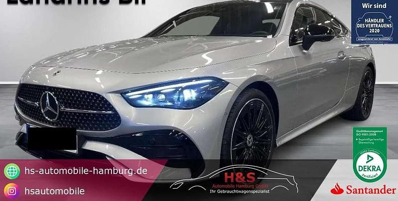 Hightechsilber Gebraucht 2025 Mercedes CLE300 AMG Line Premium Coupé | 55.900 € (Superpreis) - Bild 1/4