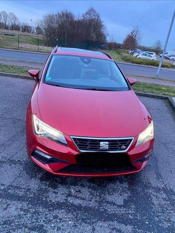 Usata Seat Leon FR 150 CV (110 kW) 2017 Rosso Station wagon