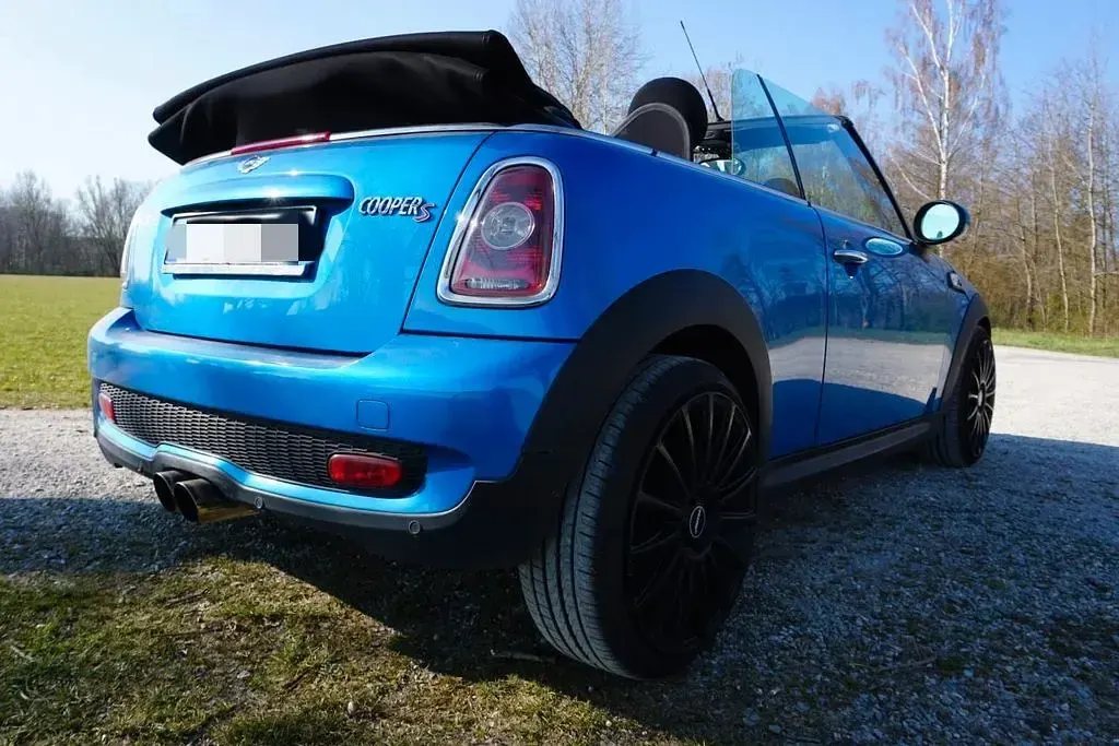 Gebraucht Mini Cooper S Cabriolet 184 PS (135 kW) 2010 Blau Cabrio
