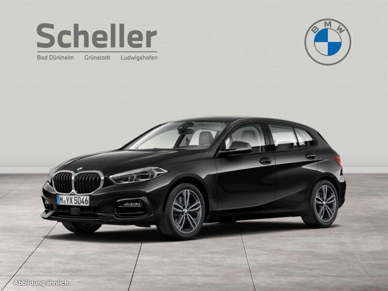 Black sapphire Gebraucht 2024 BMW 118 Sport Line Kleinwagen | 30.640 € (Etwas zu teuer) - Bild 1/4