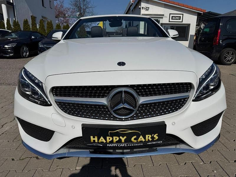 Gebraucht Mercedes C200 AMG line 184 PS (135 kW) 2018 Weiß Cabrio