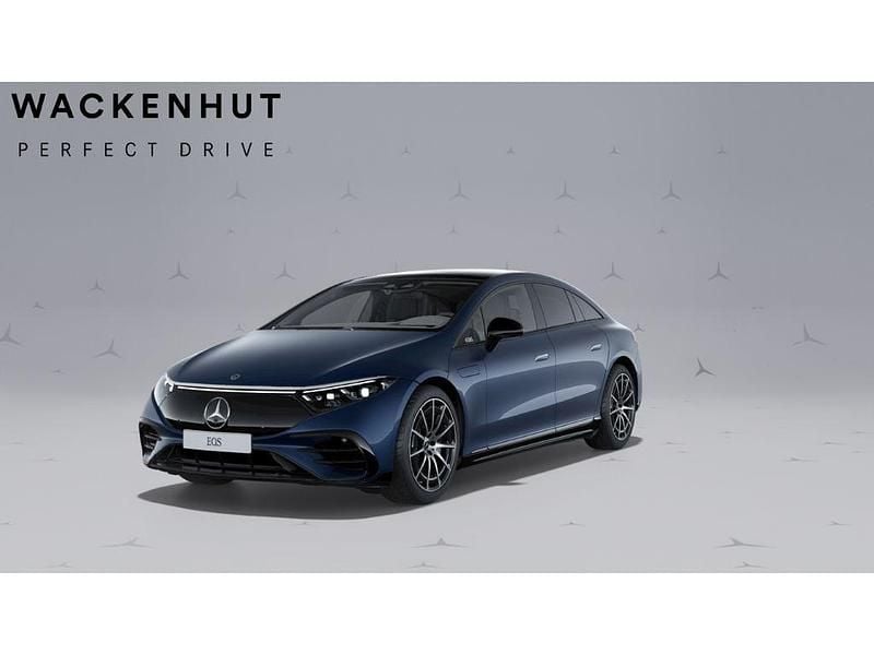 Blau Gebraucht 2022 Mercedes EQS580 AMG Limousine | 69.900 € (Superpreis) - Bild 1/3