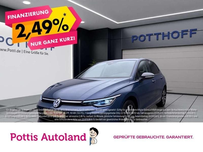 Blau Gebraucht 2025 VW Golf VIII Goal Limousine | 23.977 € (Superpreis) - Bild 1/4